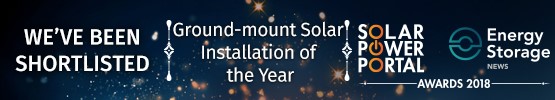 GROUND-MOUNT INSTALLATION OF THE YEAR” NOMINEE