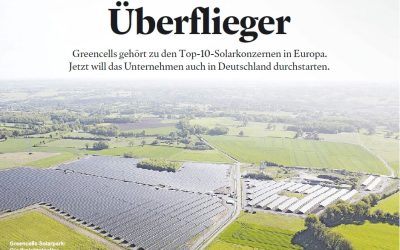 Greencells Feature im Handelsblatt